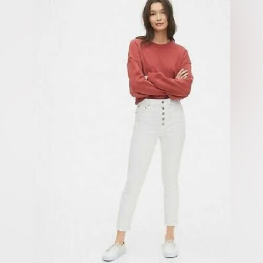 Gap high rise cigarette Jean
